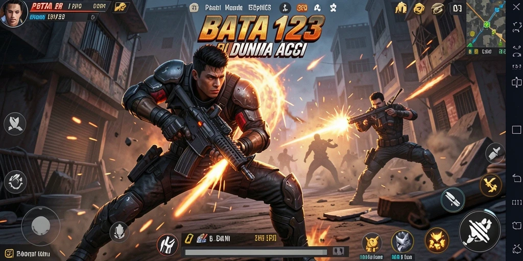 Screenshot BATA123 menampilkan aksi pertarungan yang mendebarkan.