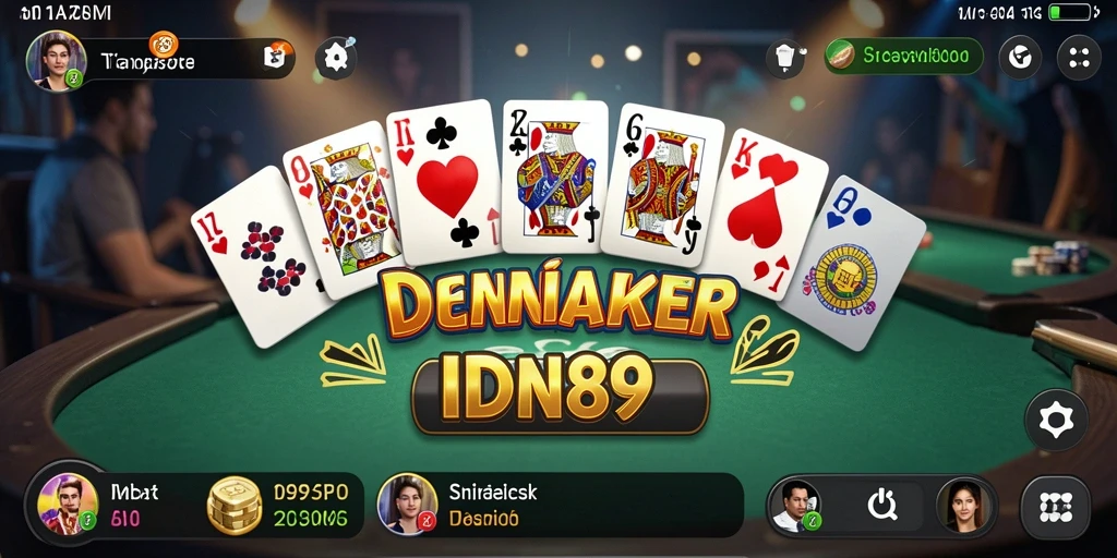Tampilan gameplay seru dari aplikasi IDN89 Domino.