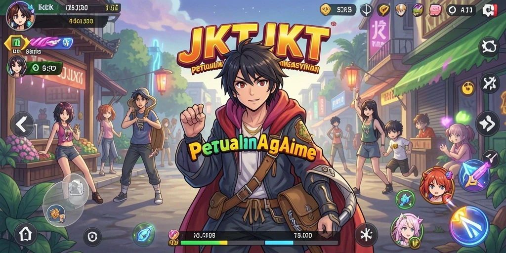 Tampilan seru dari gameplay JKTJKT yang penuh aksi.