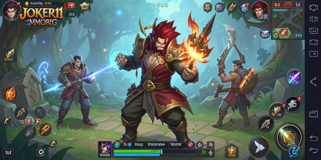 Tampilan menarik dari gameplay <strong>JOKER11</strong> yang menunjukkan petualangan seru dalam dunia MMORPG.