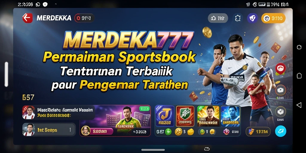 Tampilan gameplay Sportsbook MERDEKA777 yang menarik dan interaktif.