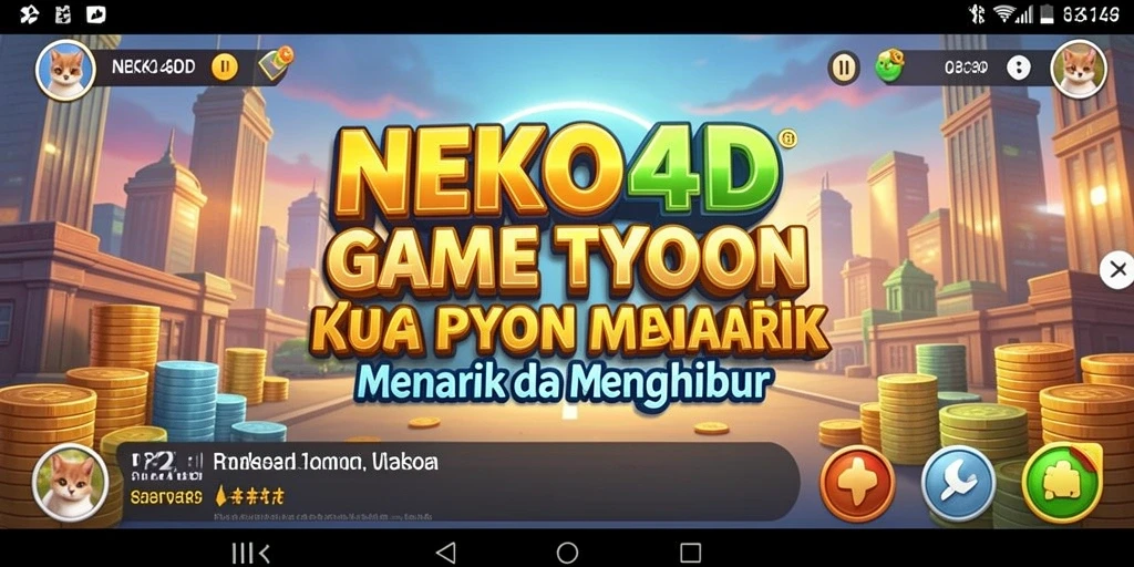 Tampilan gameplay Tycoon yang menarik dan interaktif di NEKO4D.