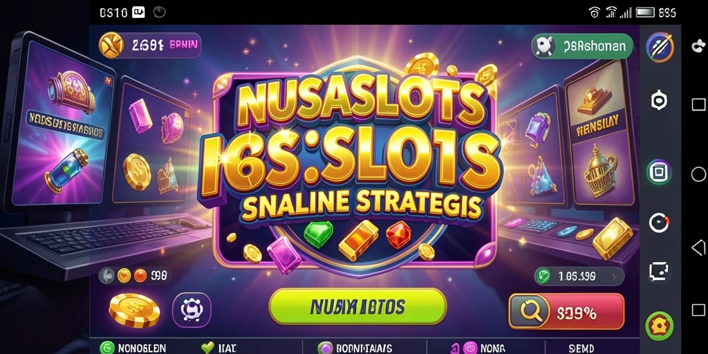 Tampilan gameplay NUSASLOTS yang penuh warna dan interaktif.