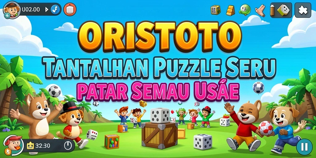 Tampilan gameplay ORISTOTO yang menantang dan interaktif.