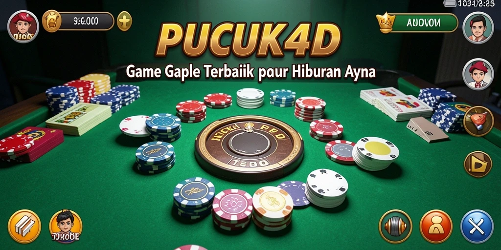 Gameplay seru Gaple bersama teman di PUCUK4D.