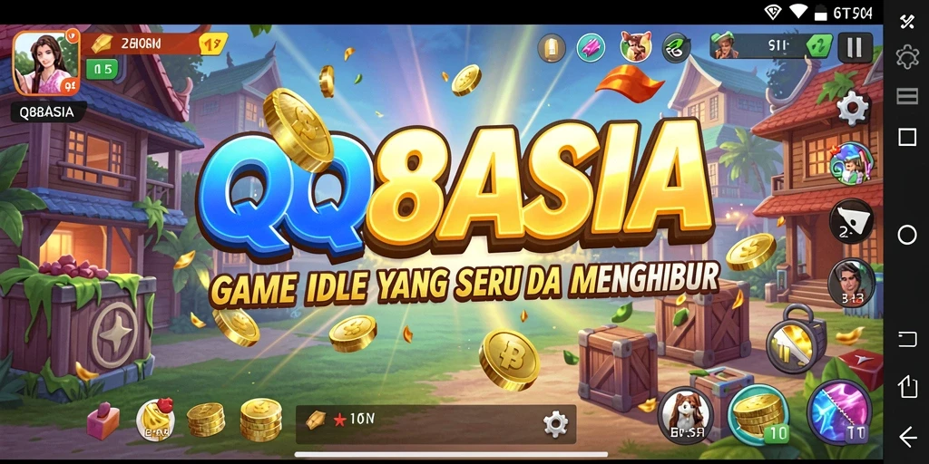 Tampilan gameplay QQ88ASIA dengan elemen Idle yang menarik.