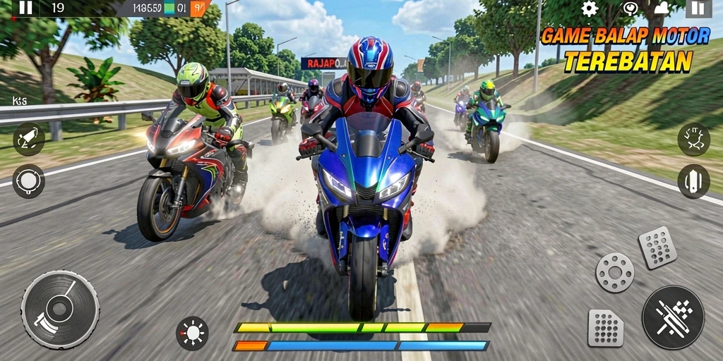 Tampilan gameplay seru dan mendebarkan dalam RAJAPOLA.