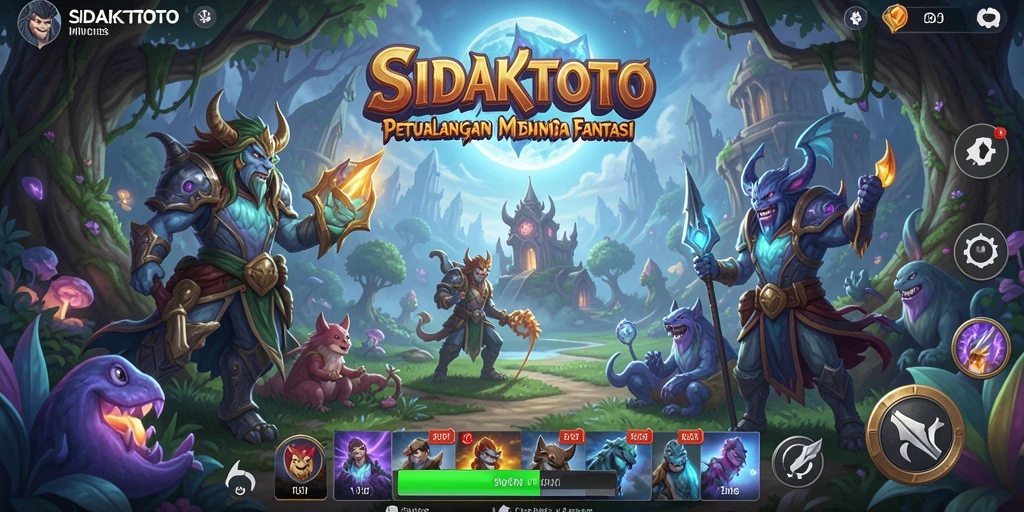 Tampilan gameplay menegangkan di dunia petualangan SIDAKTOTO.