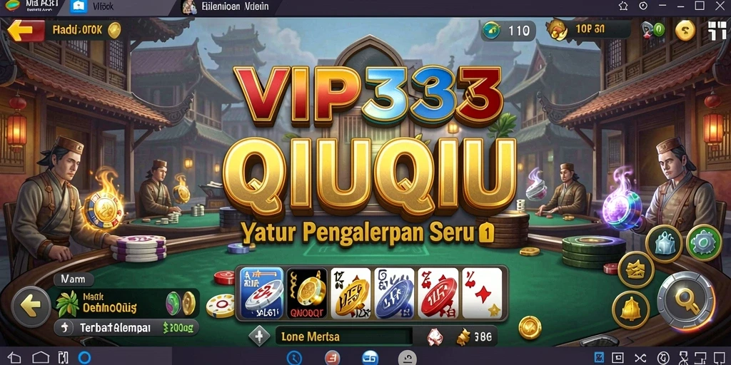 Tampilan gameplay QiuQiu yang seru dan menarik.