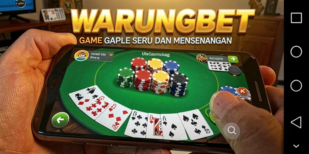 Tampilan gameplay seru Gaple di WARUNGBET.